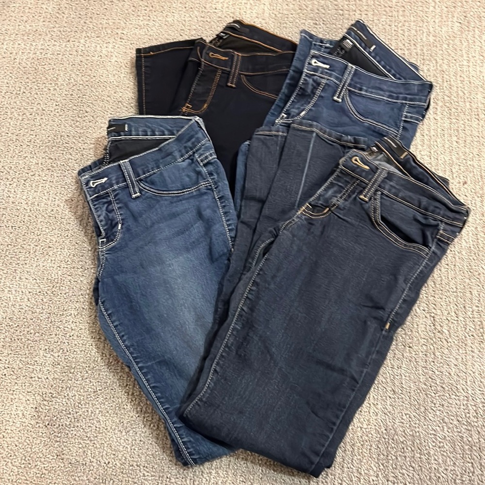 4 pairs of Flying Monkey Jeans